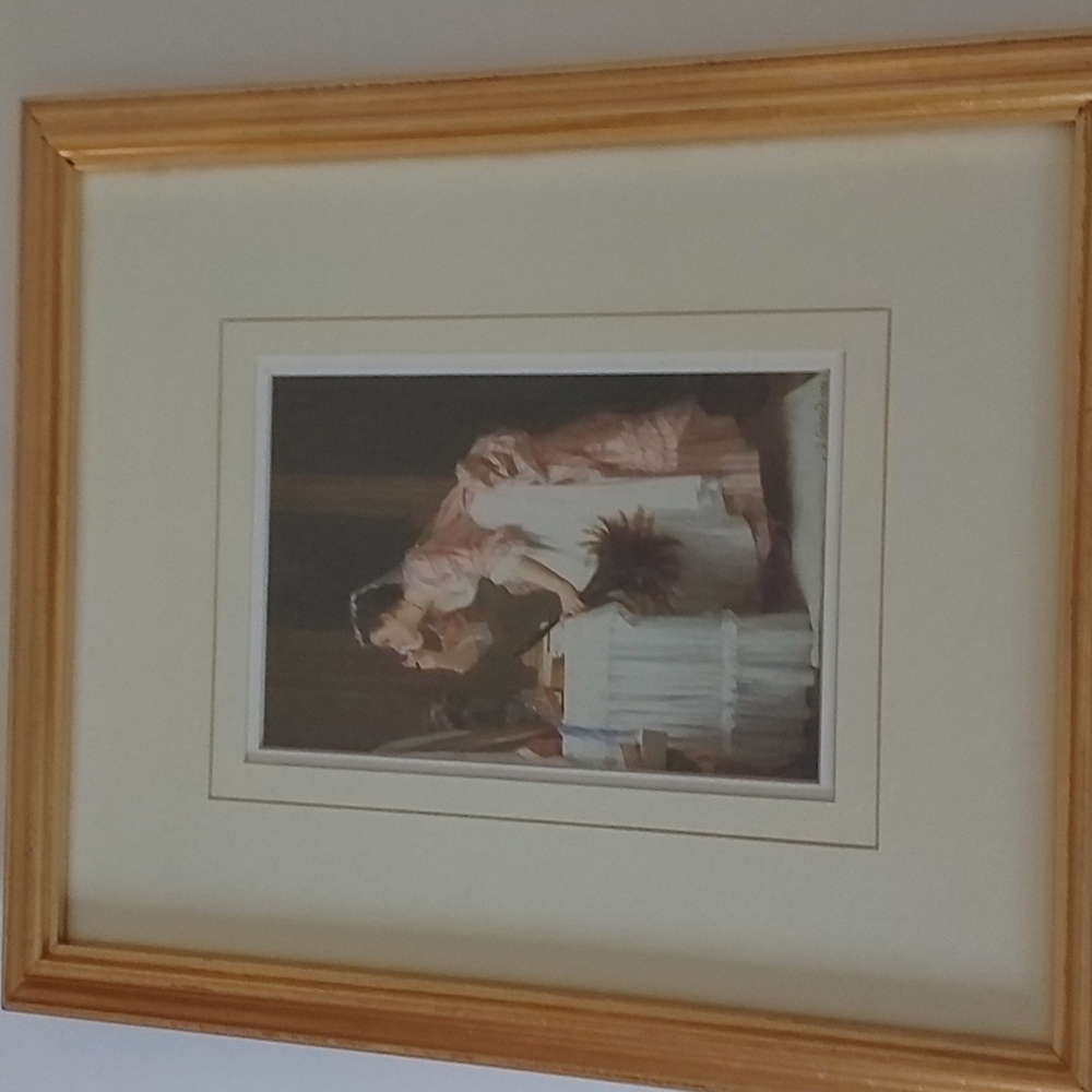 Hanging Picture Print "The Chamber Maid" by Joseph Caraud.